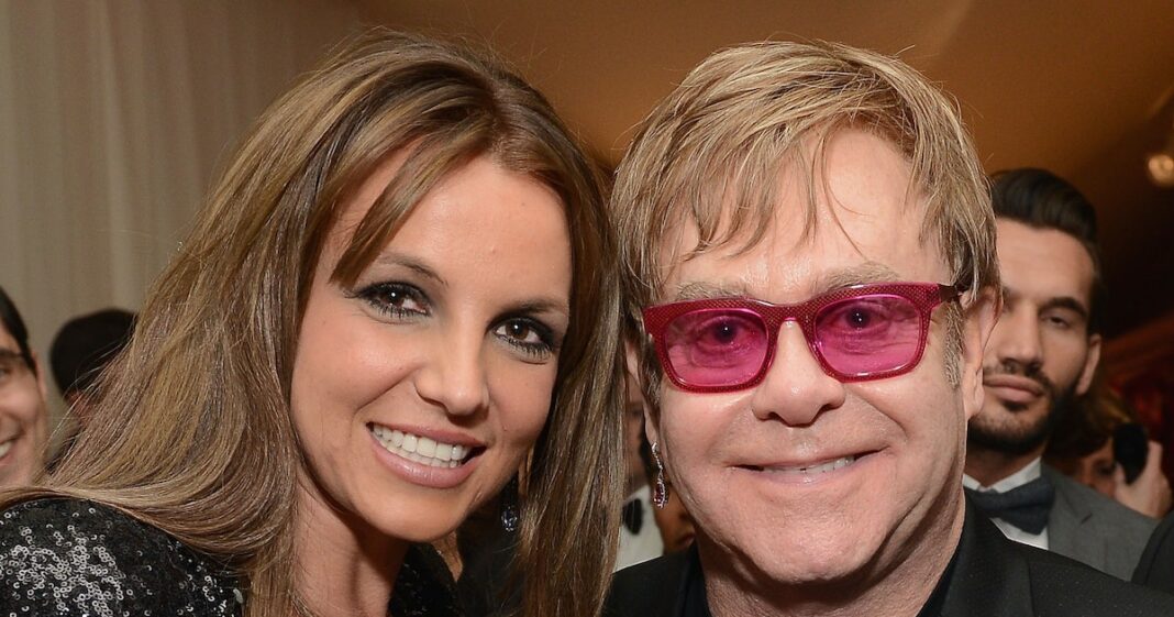 Britney Spears & Elton John Just Released The Catchiest 'Tiny Dancer' Mashup