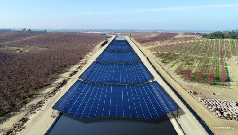 California is spending $20M to put in photo voltaic panels over 1.6 miles of canals