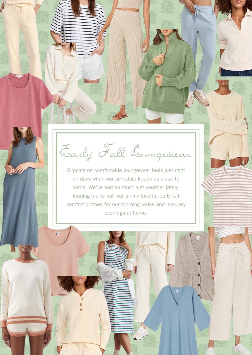 Early Fall Loungewear - Julia Berolzheimer