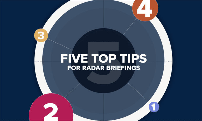 5 Prime Ideas for Radar Briefings