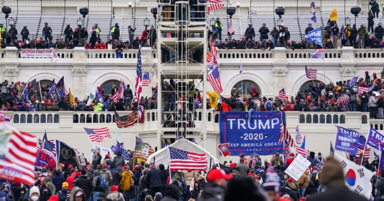 Jan. 6 Rioter Who Beat Police Officer With Trump Flag Will get 46 Months