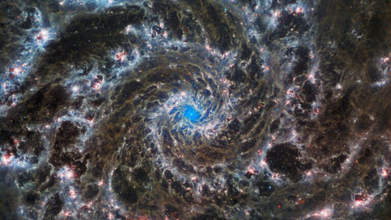 ‘Phantom Galaxy’ revealed by James Webb House Telescope, Hubble