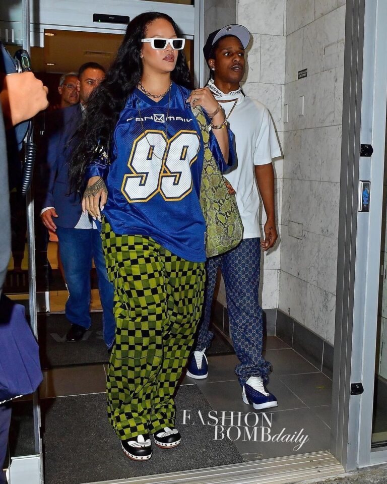 Rihanna and A$AP Rocky Step Out for Dinner in Fashion Donning Y/Challenge, Gucci x Adidas, and Extra Gucci!