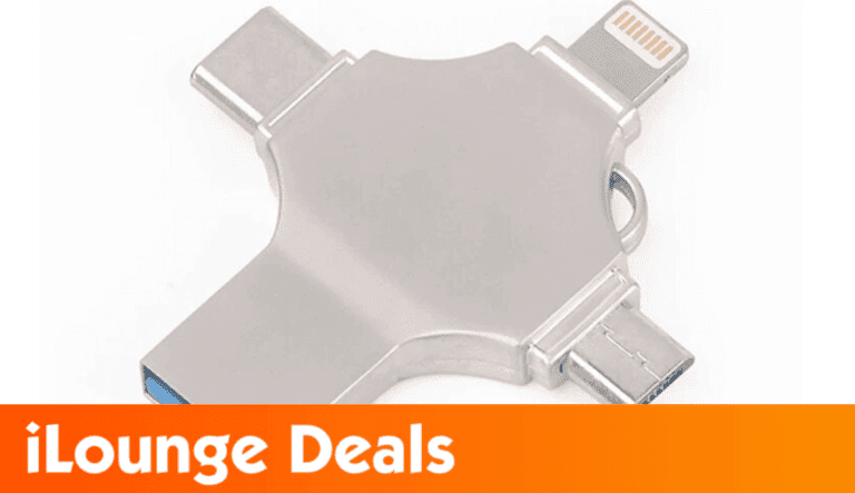4-in-1 Good Flash Drive for iPhone, Tablets, and Android is 23% Off