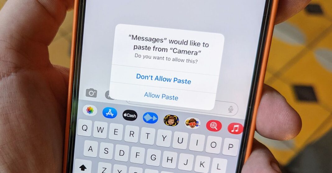 Apple is too strict with copy and paste in iOS 16