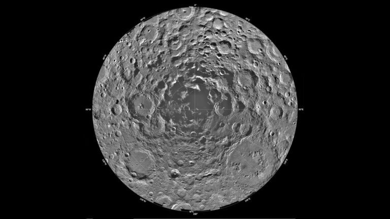 Asteroid impacts shifted the moon’s poles over billions of years