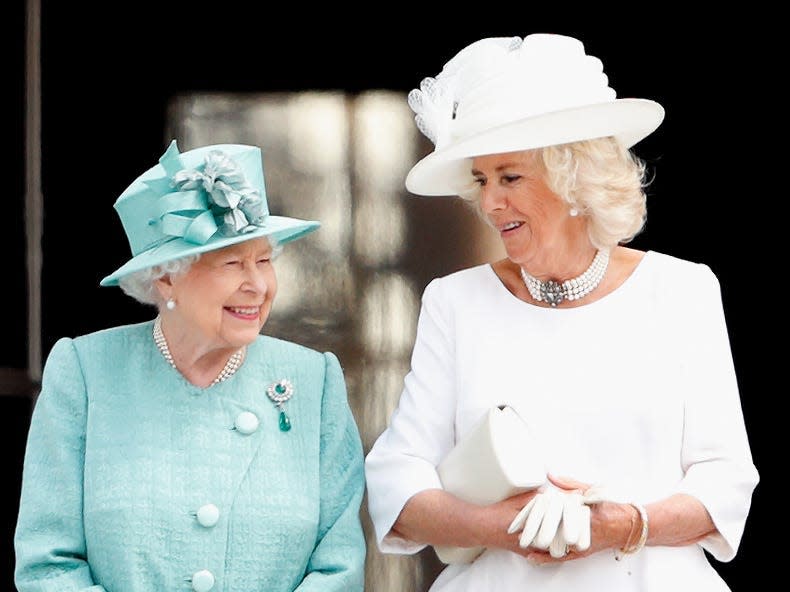 Camilla says her late mother-in-law, Queen Elizabeth II, had the most 'wonderful blue eyes' and a smile she'll never forget