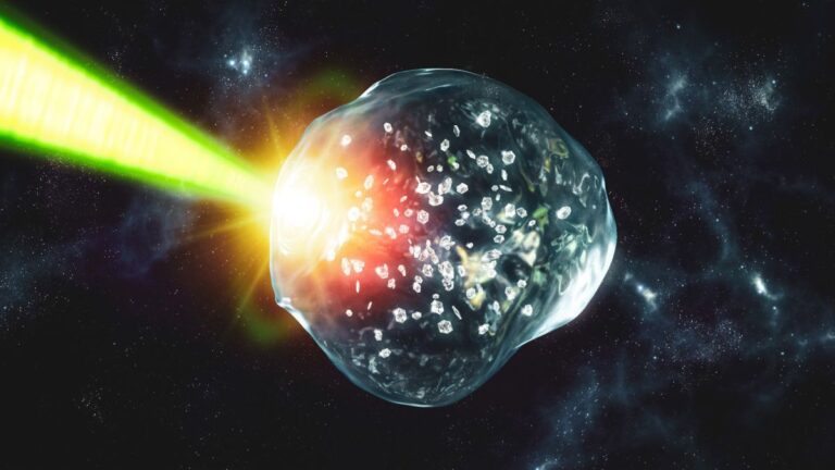 Diamond rains might fall by way of the inside of ice big planets