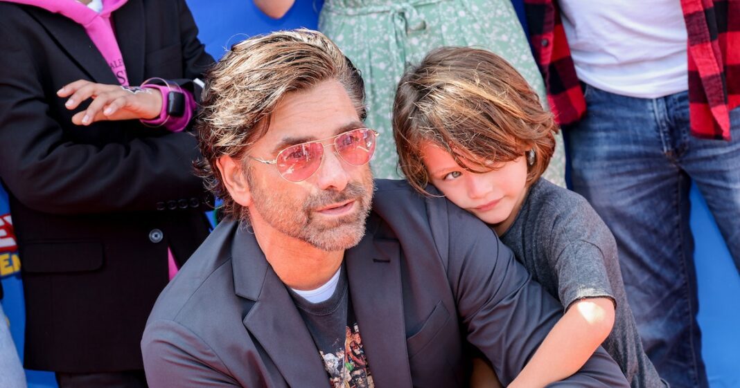 John Stamos Gets Emotional Dropping Son Off For First Day Of School