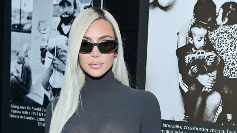 Kim Kardashian Reveals Off Bleached Brows & Naked Butt for Her ‘Interview’ Journal Cowl Shoot