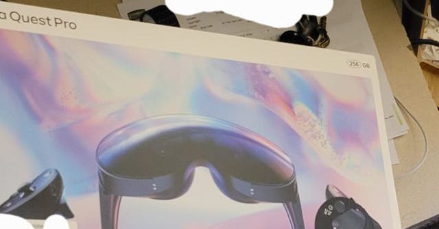 Meta’s “Quest Pro” VR headset may have leaked out in new pictures