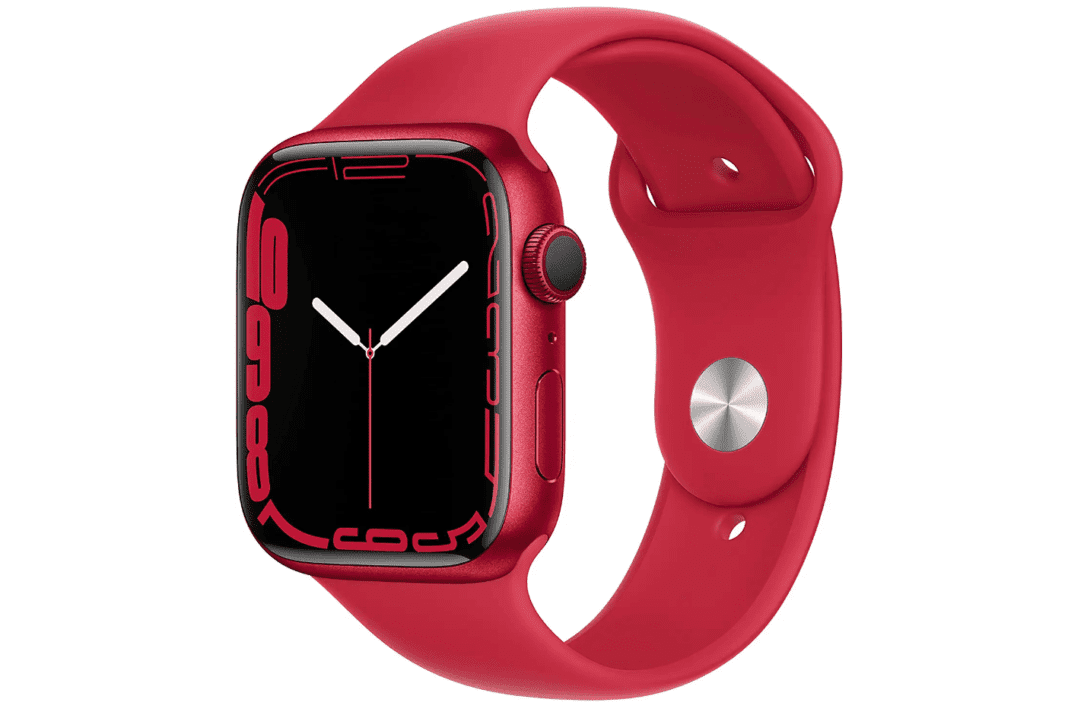 Apple Watch Series 7 [GPS 45mm] Smart Watch w/ Midnight Aluminum Case with Midnight Sport Band. Fitness Tracker, Blood Oxygen & ECG Apps, Always-On Retina Display, Water Resistant