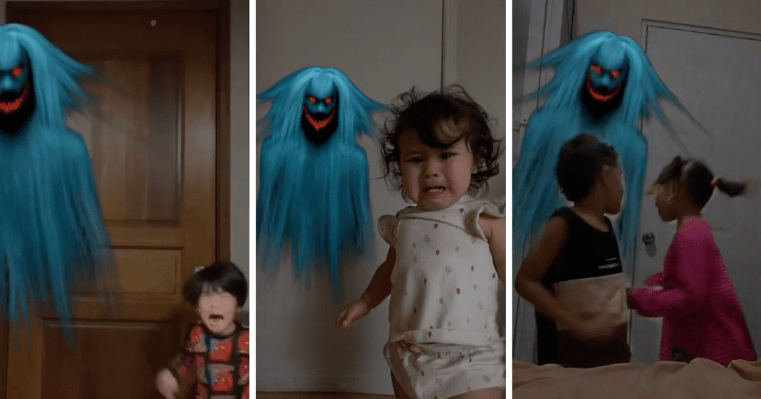 People Are Scaring Their Kids On TikTok With A Ghost Filter