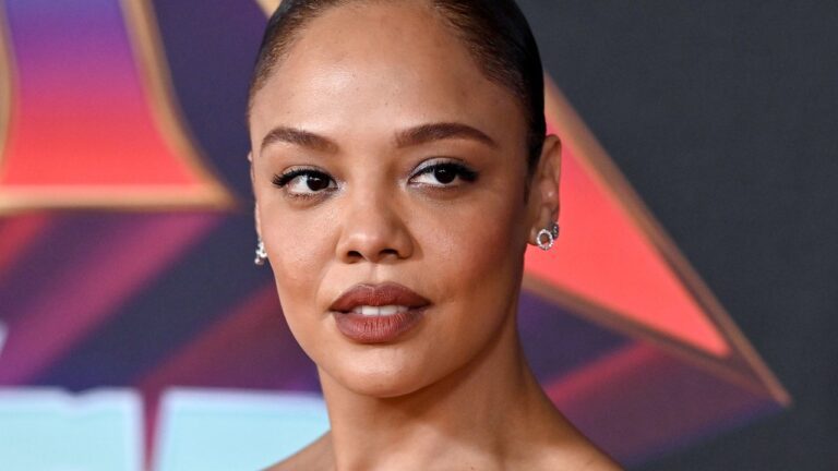Tessa Thompson Used Her Choker Necklace as a Hair Tie As a result of She’s a Genius – See Pictures