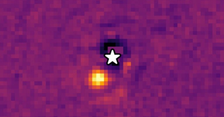 The Webb Area Telescope Snaps Its First Picture of an Exoplanet