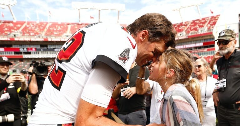 Tom Brady’s Kids Cheer Him On At Tampa Bay Buccaneers Home Opener