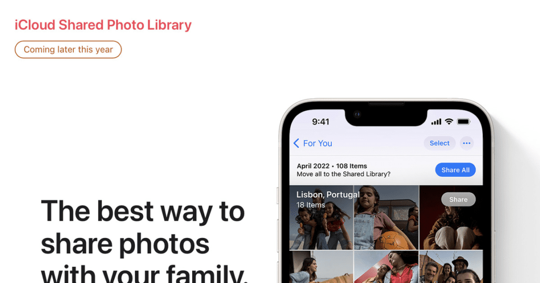 iCloud Shared Photo Library won’t launch with iOS 16