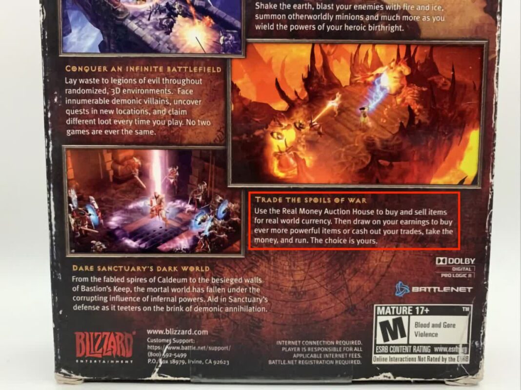 Diablo 3's two most hated features stuck around for two years because of the game's box