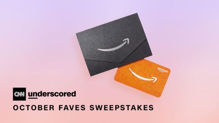 Enter to win a $500 Amazon e-gift card in the October Underscored Faves Sweepstakes