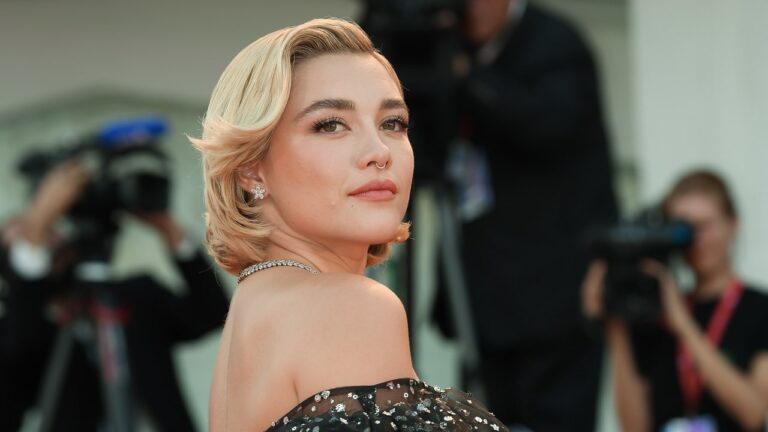 Florence Pugh Wore a Completely Sheer Crop Top and Matching Maxi Skirt — See Photos