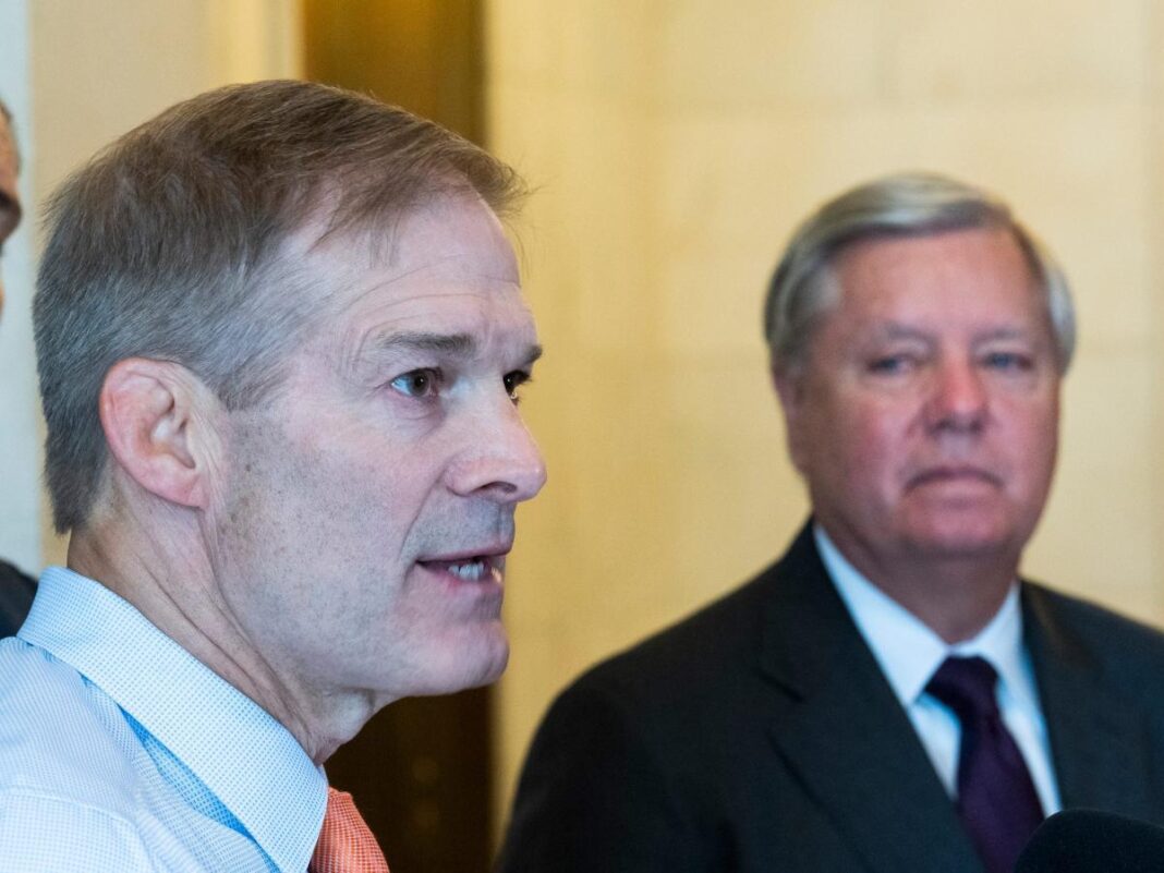 Lindsey Graham says there are 'gonna be people jumping off bridges in San Francisco by the thousands' if Jim Jordan becomes chair of the House Judiciary Committee