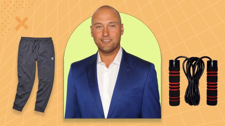 MLB Legend Derek Jeter shares his 8 fitness essentials for working out at home and on the go