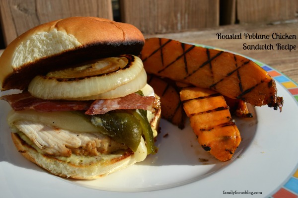 Roasted Poblano Chicken Sandwich Recipe