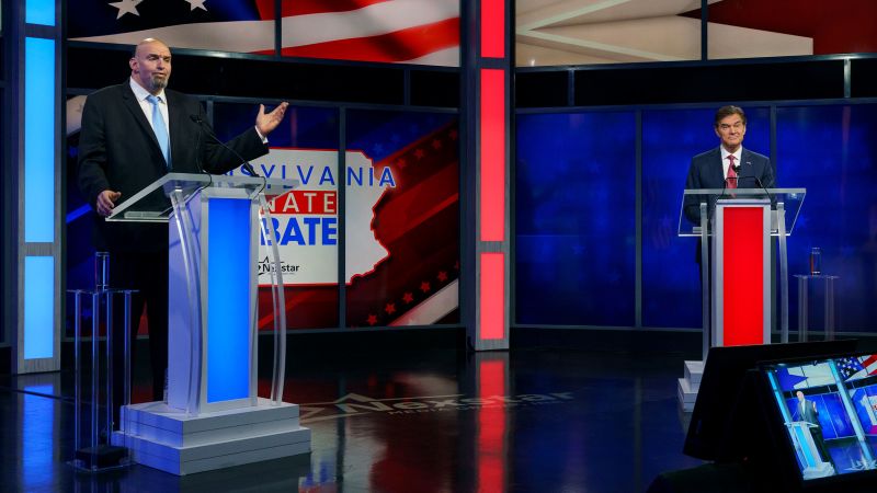 Takeaways from the Pennsylvania Senate debate between Fetterman and Oz