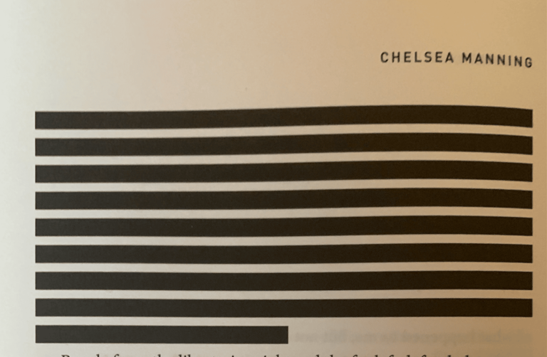 The Parts Of Chelsea Manning’s Book That The US Censored