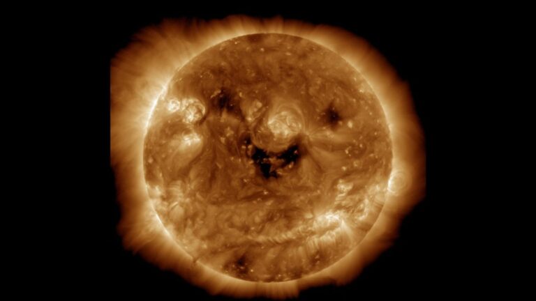 The sun’s ‘smile’ has Earth on solar storm watch for Halloween