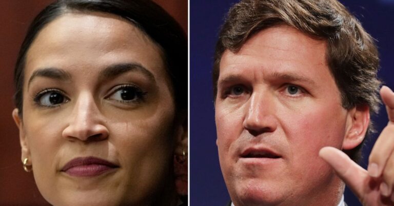 Alexandria Ocasio-Cortez Rips Tucker Carlson Audience Over ‘Death Threats’