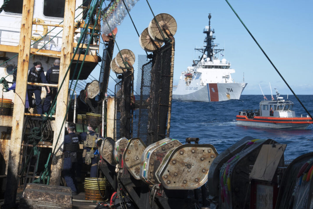 China fishing fleet defied U.S in standoff on high seas