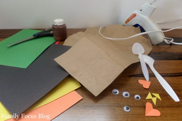 Turkey Paper Bag Craft Supplies