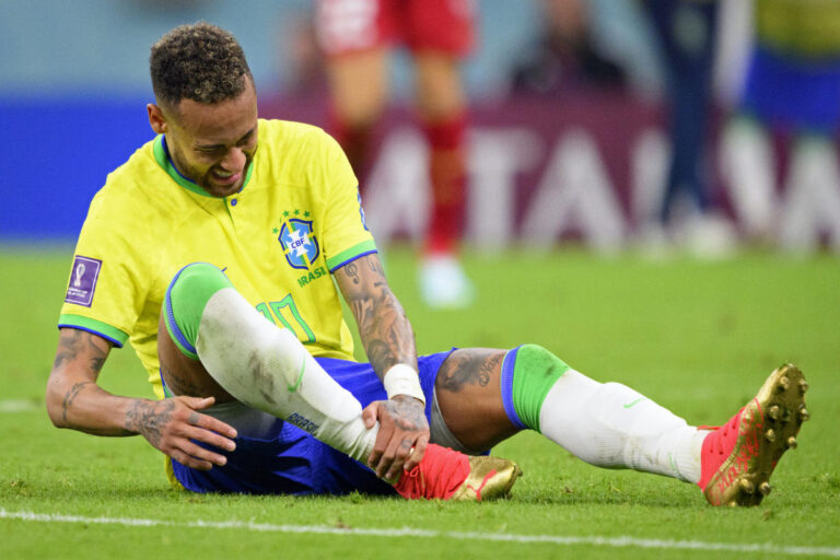 Neymar injures right ankle during Brazil’s World Cup win