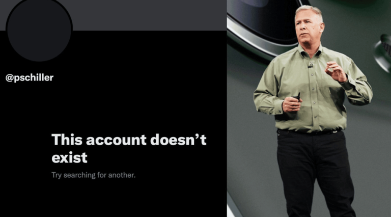 Phil Schiller’s Twitter account is gone