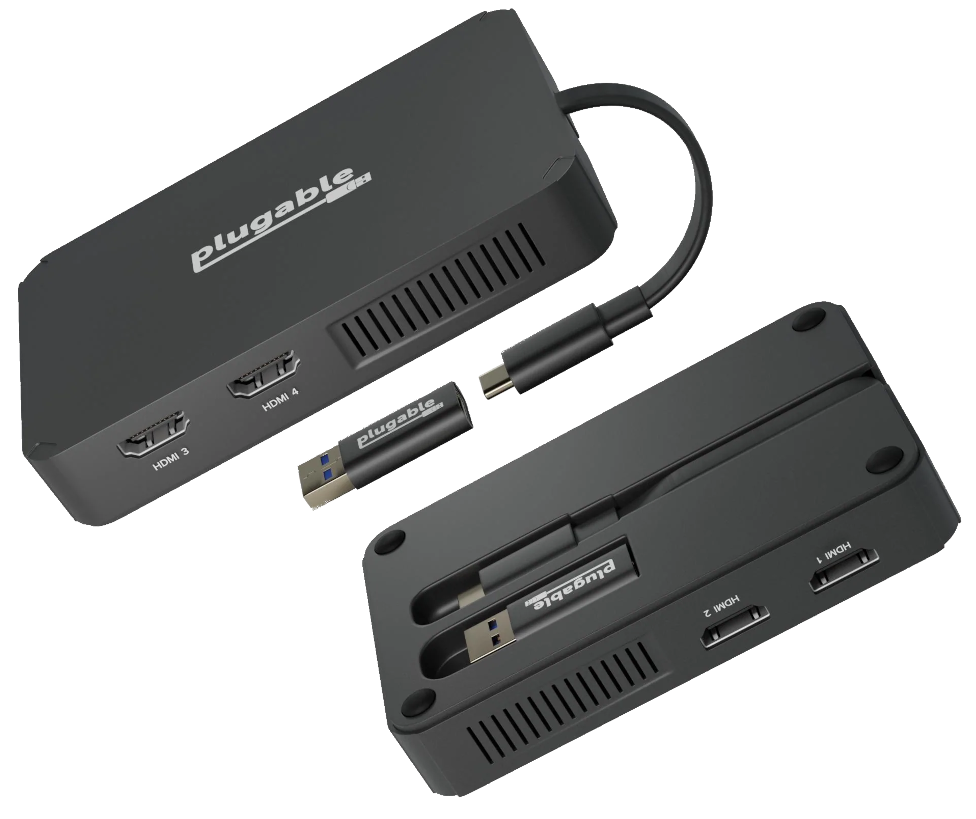 Plugable claims its USB adapter allows up to four monitors for Apple M1 and M2 devices