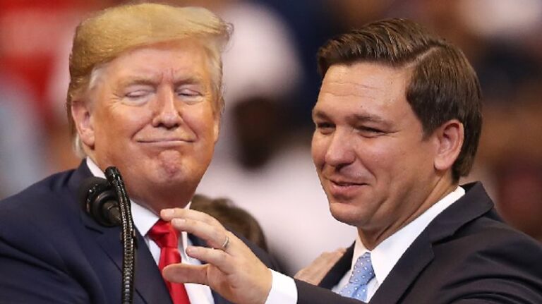 Ron DeSantis Reportedly Waiting For Trump To ‘Punch Himself Out’ Of Presidential Race