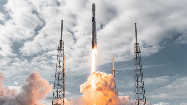 SpaceX Falcon 9 rocket readies to send new satellite to space