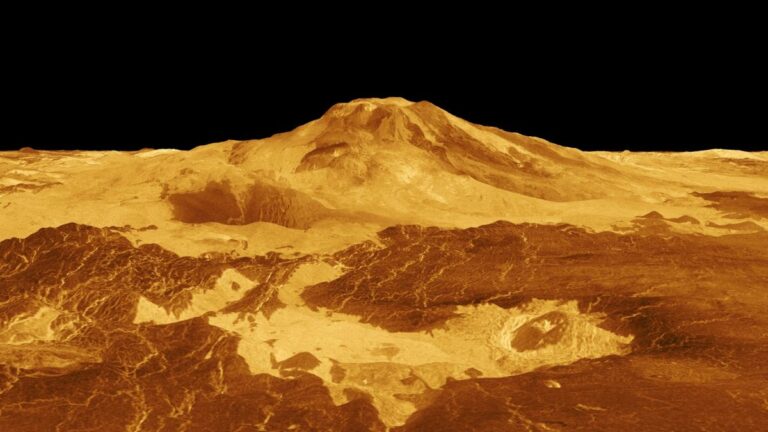 Vast volcanic eruptions may have turned Venus into hell