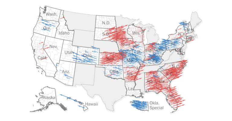 Where Senate Candidates Outperformed Biden and Trump