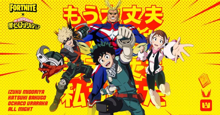 Fortnite just kicked off its latest anime collab with My Hero Academia