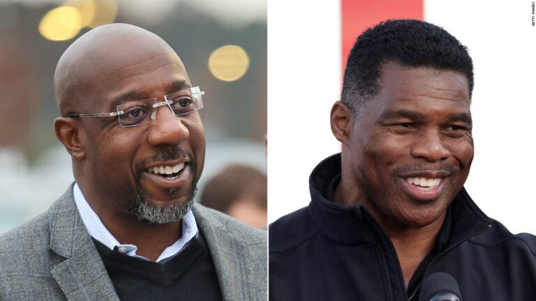 Georgia senate race between Herschel Walker and Raphael Warnock