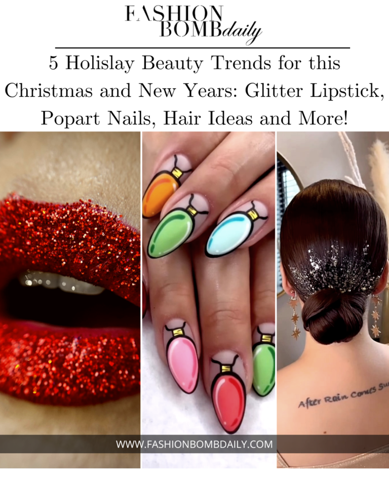 Glitter Lipstick, Popart Nails, Hair Ideas and More!