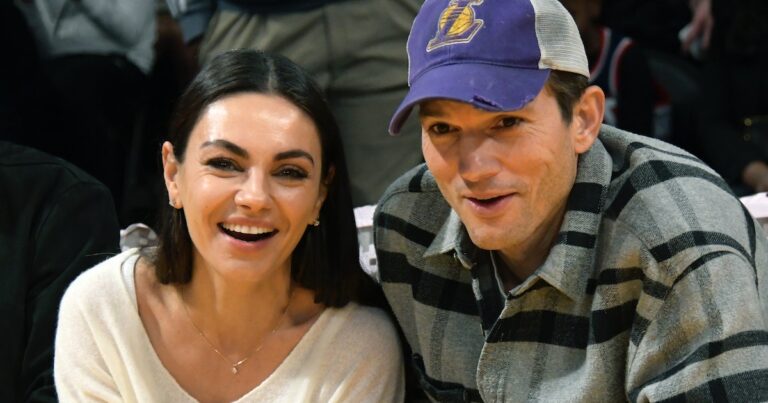 Mila Kunis and Ashton Kutcher Share A Home Office, Too