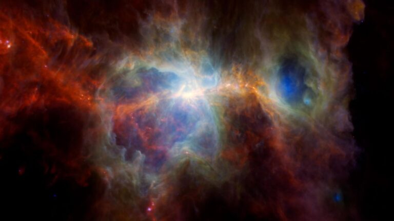 Orion Nebula image tells a dramatic tale of stellar rebirth