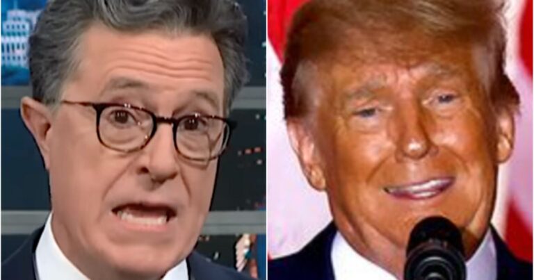 Stephen Colbert Shreds Trump On Constitution Cancel Try And His Son Gets It Too