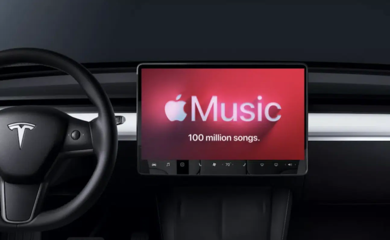 Tesla cars finally get Apple Music support