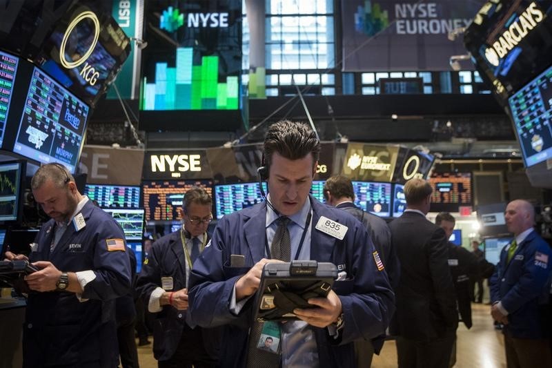 U.S. stocks lower at close of trade; Dow Jones Industrial Average down 1.40%