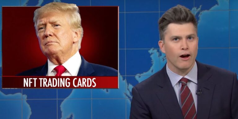 ‘Weekend Update’ Co-Anchor Colin Jost Destroys Trump Over His Ridiculous NFTs