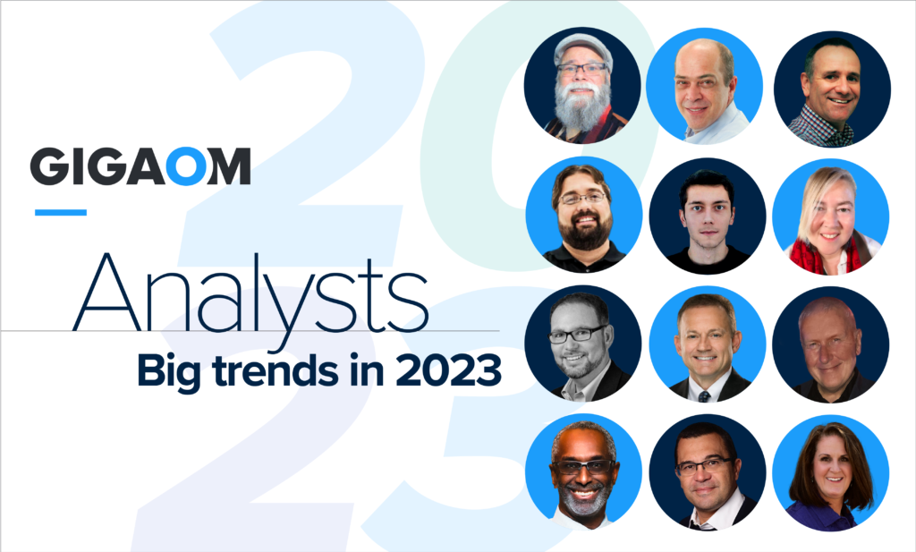 What do GigaOm analysts see as the big trends in 2023? 